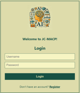 Login page form