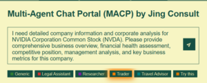 Ticker symbol selector